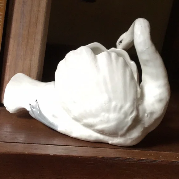 Vintage swan Czechoslovakia art Easter spring goose decor farmer’s market boho - Picture 3 of 8